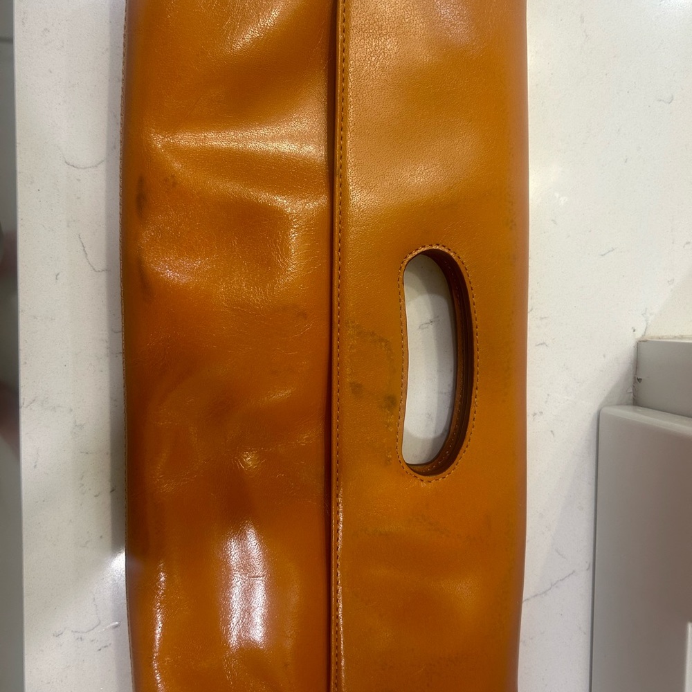 HOBO Red and Tan Leather Tote
